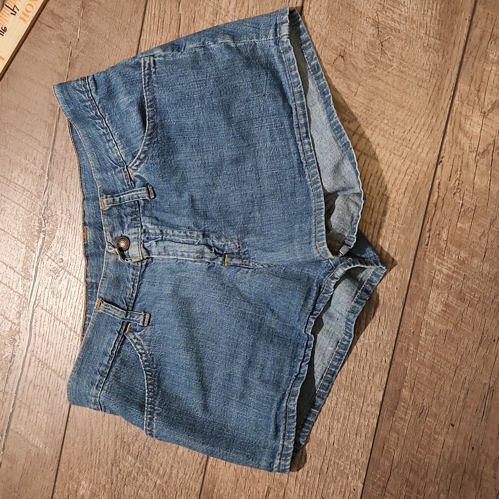 Vintage Rare 70s Levi's Denim Shorts Orange Label